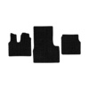 37-Коврики ворсовые MAN TGS -(АВС 3 коврика. МТ) (UPP-6 (Черный) кант Серый)