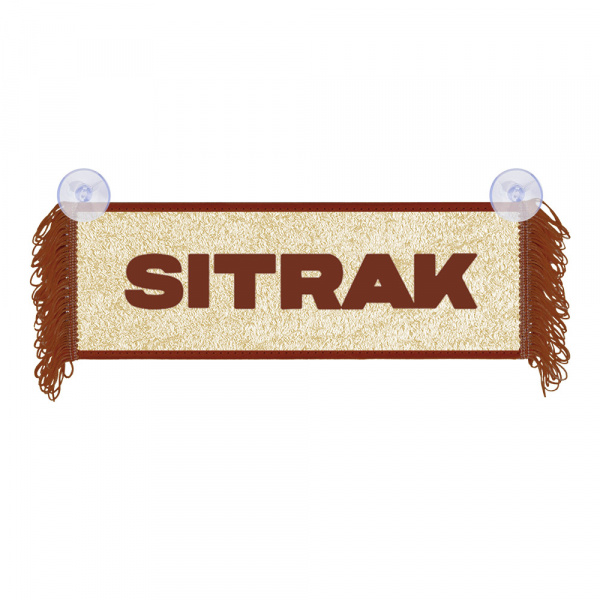 Прямоугольный двухсторонний вымпел (30х10см)