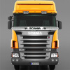 Защита лобового стекла для SCANIA 5 серии (нерж. сталь, косые углы)