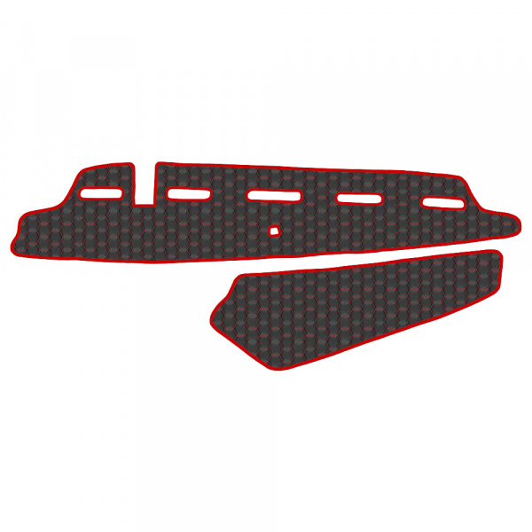 Стеганная накладка на приборную панель VOLVO FH 13-16 от 2013 г.в. №09B