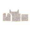 105/1 (хол-к)-Коврики ворсовые Sitrak G7/C7H -(АВС 3 коврика. МТ) (Фортуна (Серый) кант Бежевый)