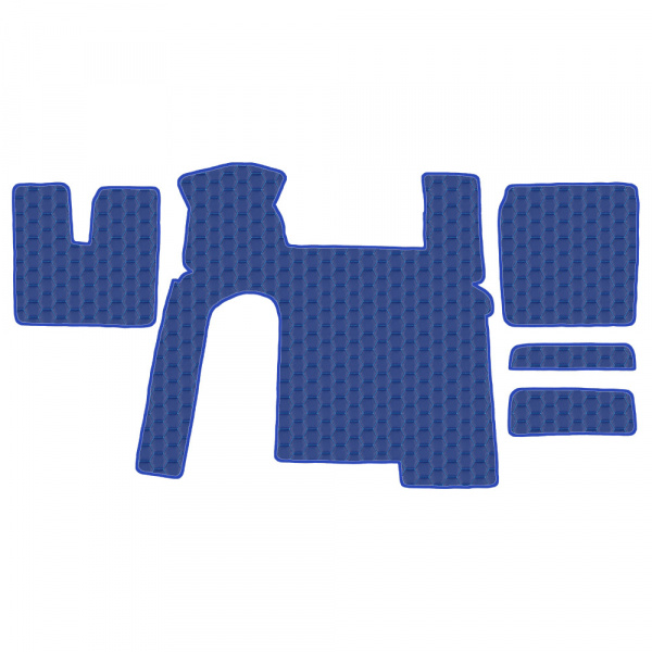 4.6 Коврики стёганные MAN TGX от 2007г.в. (МТ, 2 полки, холодильник)