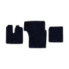 31-Коврики ворсовые MAN TGA XXL -(АВС 3 коврика. МТ) (Карлайт (Синий) кант Черный)