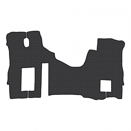 17.4 Коврики стёганные FOTON AUMAN R (АТ, 1 пневм., 1 табуретка) от 2024г.в. (Классик Черный строчка Черная)