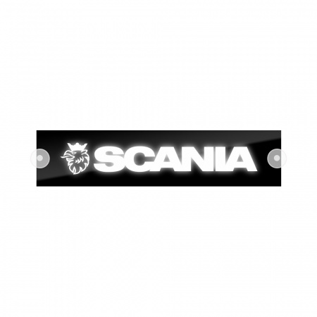 Табличка светодиодная 10*50 Лобовое (12v) (SCANIA белая)