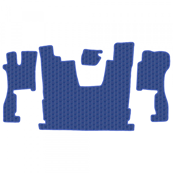 3.9 Коврики стёганные SCANIA R  (пневмо сидение, с туннелем (шахтой)) 