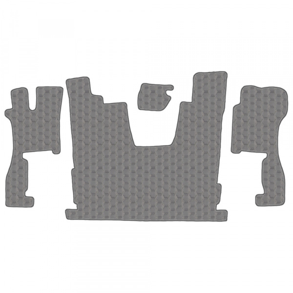 3.9 Коврики стёганные SCANIA R  (пневмо сидение, с туннелем (шахтой)) 