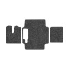 93-Коврики ворсовые MAN TGX  -(АВС 3 коврика. МТ) (UPP-3 (Серый) кант Серый)