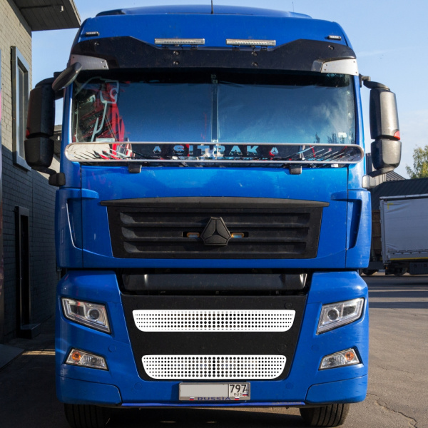 Накладки из нержавеющей стали на бампер Sitrak (от 2023г.в., без датчика) NKN-156