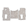 83/1-Коврики ворсовые Mercedes Actros MP3 MS от 2004г. (2пневмо) -(ABTC 3 коврика. АТ) (Фортуна (Серый) кант Серый)