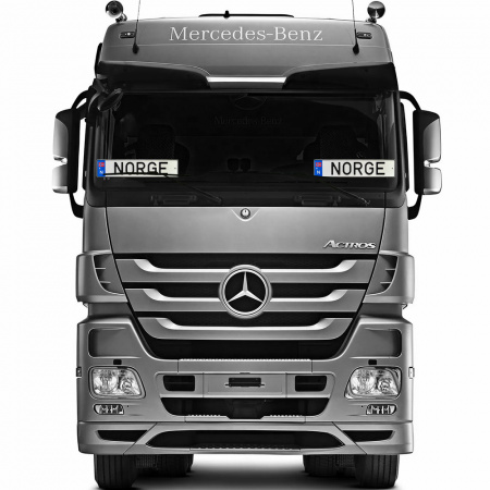 Автомобильный сувенирный номер NORGE