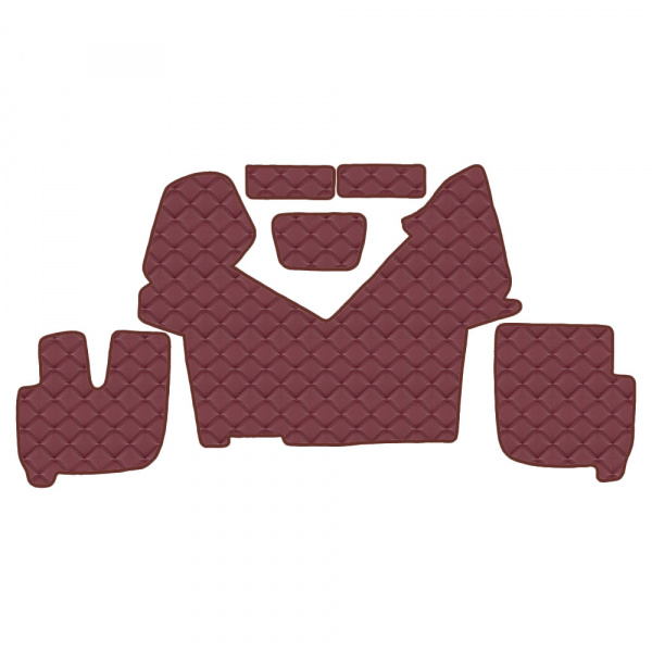 7.3 Коврики стёганные IVECO EcoStralis/HI-WAY SALON от 2013 (АТ широкая кабина, нет спального места)