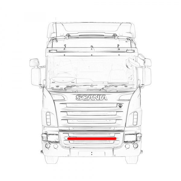 Кенгурятник-фародержатель для SCANIA 5 серии S022