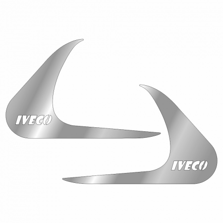 68 Накладки нержавеющая сталь Ручки IVECO Stralis узкая кабина