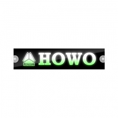 Табличка светодиодная 10*50 Лобовое (12v) (HOWO цветная)