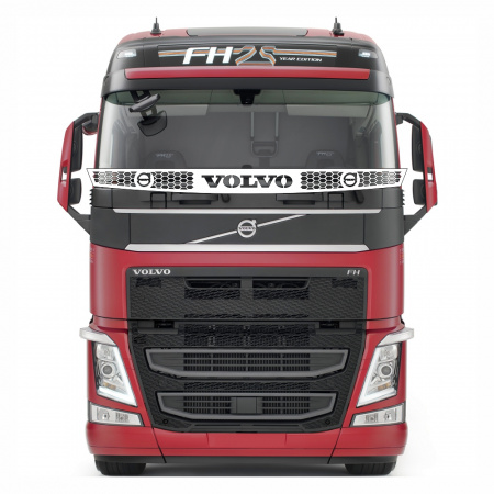 Защита лобового стекла нерж сталь VOLVO FH4 (до мая 2021) (2-х контурный)
