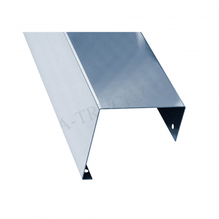 Накладка-кожух из нержавейки на противоподкатный брус (2,4х10х10см) VT-70.0.1