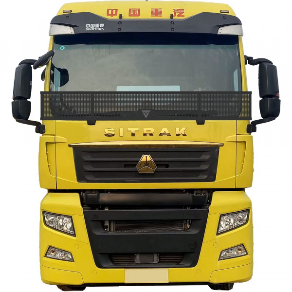 Защита лобового стекла для Sitrak C7H (металл, прямые углы)