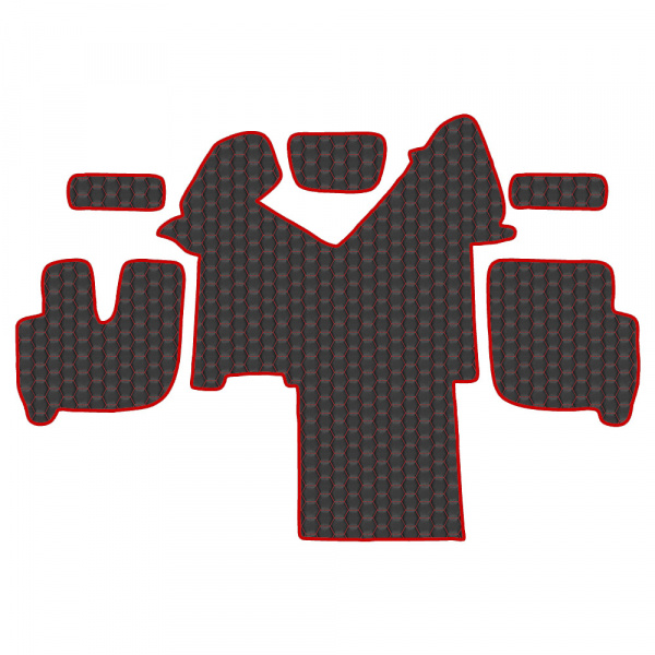 7.7 Коврики стёганные IVECO STRALIS 2013 (АТ широкая кабина) 