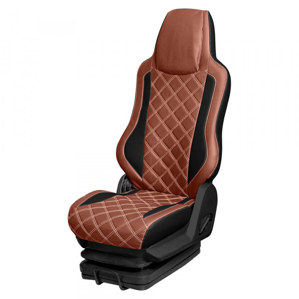 171 Чехлы Люкс Mercedes-Benz MP4 (Китай) от 2024 (2 ремня) 2 выс.сид, 4 подлокотника