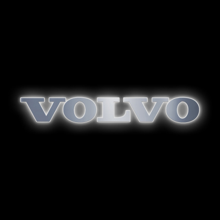 Буквы SDT на капот VOLVO (1300*160) ( Подсветка  Белый)