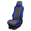 118 Чехлы Премиум ISUZU до 2021 (без ремней) 3-х местн. (ПремиумСиний+ПремиумСерый)
