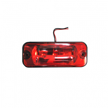 Фонарь габаритный красный (3LED) 12911