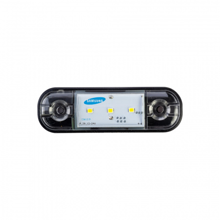 Фонарь габаритный маркерный (3LED, белый, 12/24V) SAMSUNG 160-01