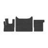 53-Коврики ворсовые DAF 105 -(ABTC 3 коврика. АТ) (UPP-8 (Графит) кант Серый)