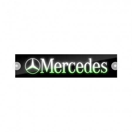 Табличка светодиодная 10*50 Лобовое (12v) (MERCEDES цветная)