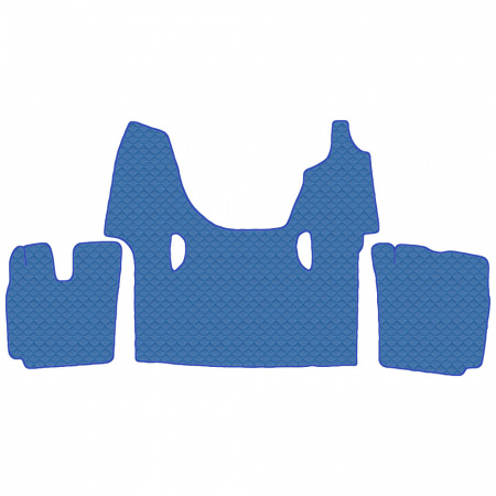 3.13 Коврики стёганные Scania 6 ser. G  (AT/MT)  (Классик Синий)