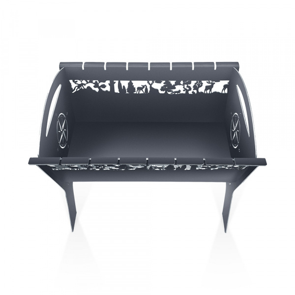 Мангал разборный "Звери" (сумка в комплекте) VT-247.0.0