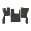 97-Коврики ворсовые SCANIA R 2018г > (увелич. шахта) -(ABTC 3 коврика. АТ) (UPP-8 (Графит) кант Коричневый)