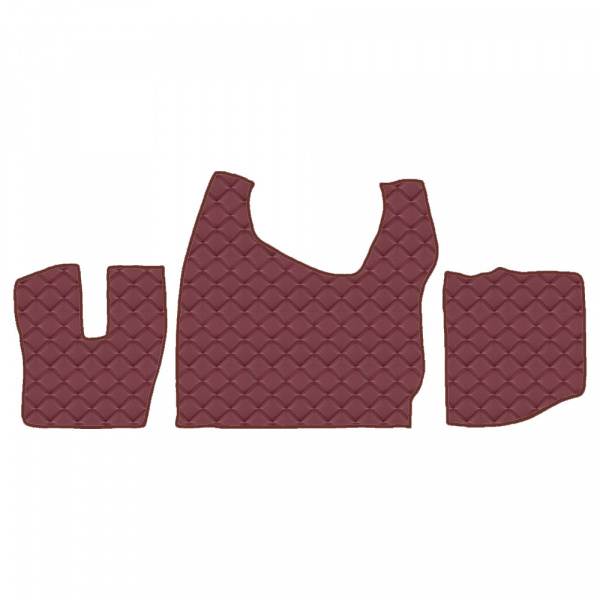 5.15 Коврики стёганные MERCEDES ACTROS MP4 1844 (узкая кабина с туннелем (шахтой) 