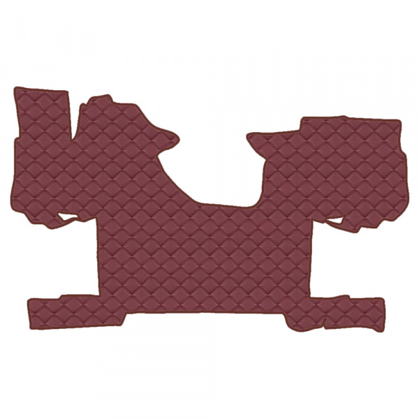 13.5 Коврики стёганные Sitrak C7H (АТ без кулисы+холодильник) от 2023г.в.