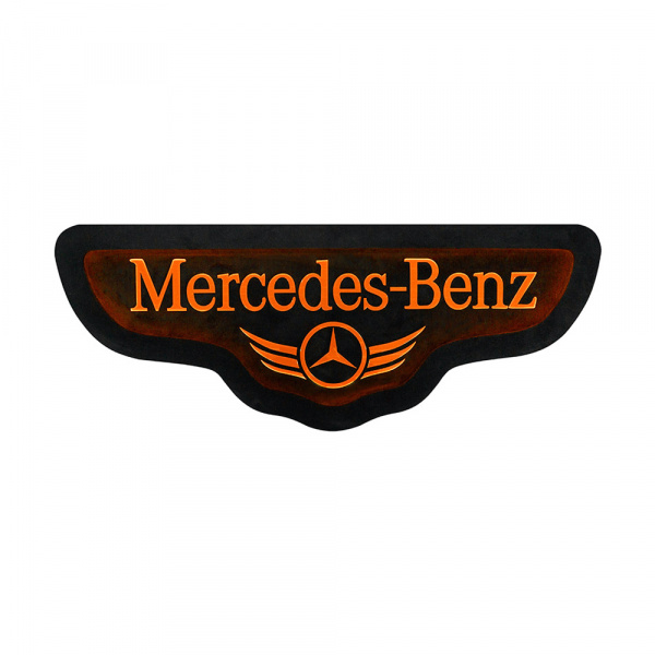 Панель на спальник 880*340 MERCEDES (замша) - (24v)