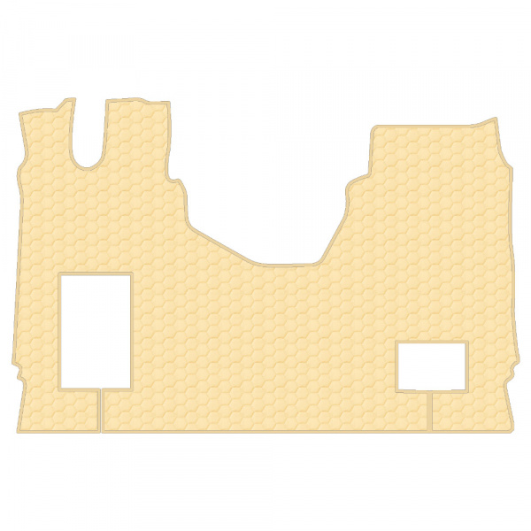 5.17 Коврики стёганные MERCEDES ACTROS L от 2022 (АТ, ровный пол,1 пневм.,1 табуретка) 