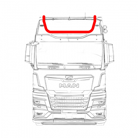 Дуга на крышу MAN TGX от 2022 г.в. (5 ПТФ) 