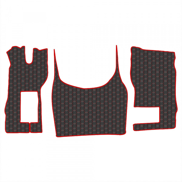 2.12 Коврики стёганные VOLVO FH 5 от 2021  (АТ, 1 пневм., 1 табуретка) 