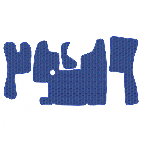 3.20 Коврики стёганные Scania 4 ser. L (МТ, 2 пневмосидения)