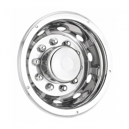 Колпаки задних колес из нержавейки (к-т 2шт) Deluxe UNIVERSAL 594 R 19.5"