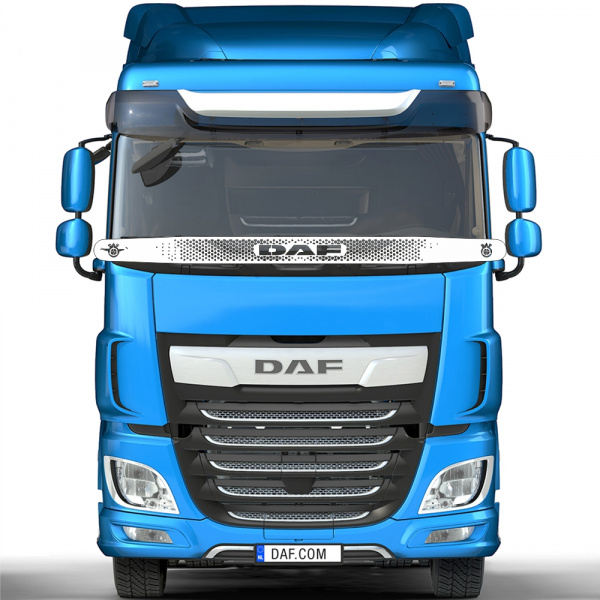 Защита лобового стекла для DAF 106 (нерж. сталь, косые углы)