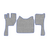 07-Коврики ворсовые VOLVO FH-13 до 2014г.в -(ABTC 3 коврика. АТ) (UPP-8 (Серый) кант Синий)