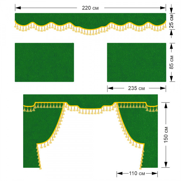 Комплект автоштор для VOLVO FH