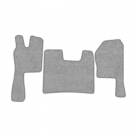 21-Коврики ворсовые SCANIA R  -(ABTC 3 коврика. АТ) (UPP-8 (Серый) кант Серый)