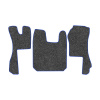 87-Коврики ворсовые SCANIA R  -(АВС 3 коврика. МТ) (UPP-3 (Серый) кант Синий)