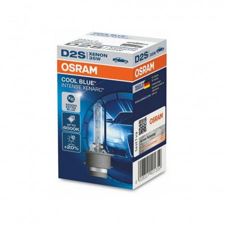 Ксеноновая лампа OSRAM 66240CBI D2S 85V-35W (P32d-2) 6000K Xenarc Cool Blue Intense 66240CBI