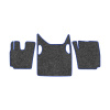 91-Коврики ворсовые SCANIA G 2019г > -(ABTC 3 коврика. АТ) (UPP-3 (Серый) кант Синий)