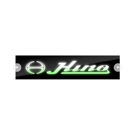 Табличка светодиодная 10*50 Лобовое (12v) (HINO цветная)