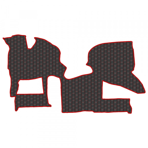 12.3 Коврики стёганные SHACMAN X3000 (МТ, 2 полки) от 2023г